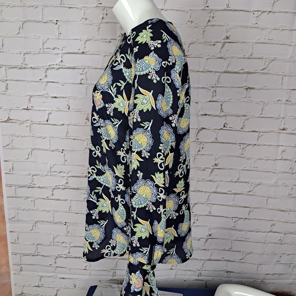 LOFT long sleeves paisley top - Picture 4 of 10